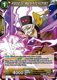 Androide 20, arquitecto intelectual (BT9-054) [Promociones de prelanzamiento de Universal Onslaught] 