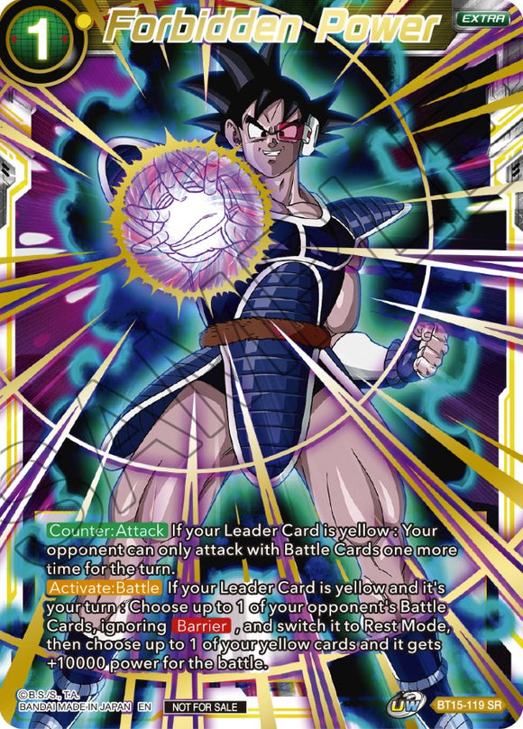 Forbidden Power (Top 32) (BT15-119) [Tarjetas de promoción del torneo] 
