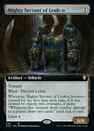 Poderoso sirviente de Leuk-o (ilustración ampliada) [Commander Legends: Battle for Baldur's Gate] 