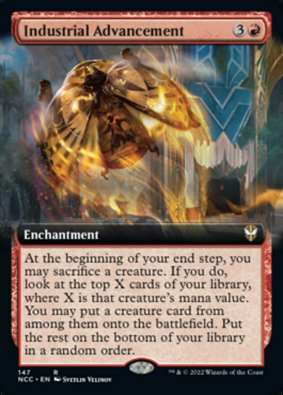 Avance industrial (arte extendido) [Calles de New Capenna Commander] 