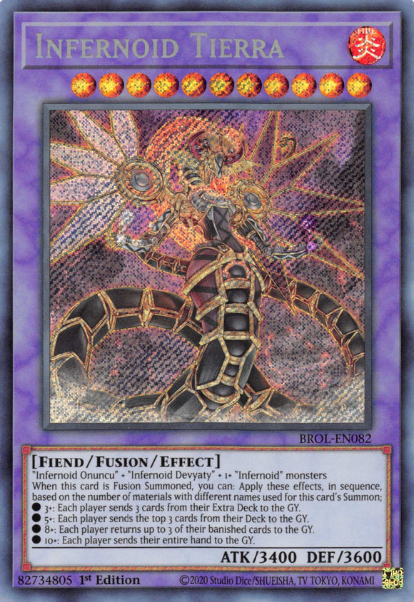Infernoid Tierra [BROL-EN082] Secreto raro 