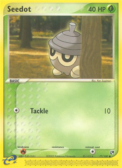 Seedot (77/100) [EX: Tormenta de arena] 