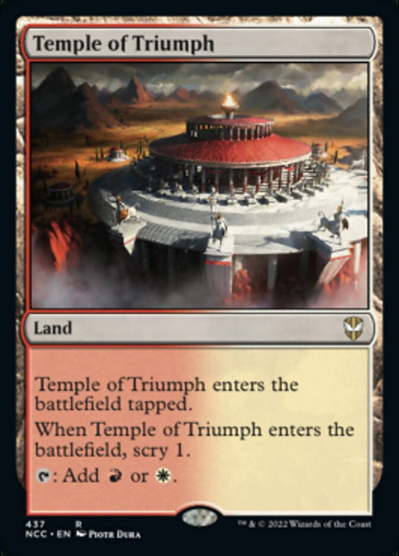 Templo del Triunfo [Calles de New Capenna Commander] 