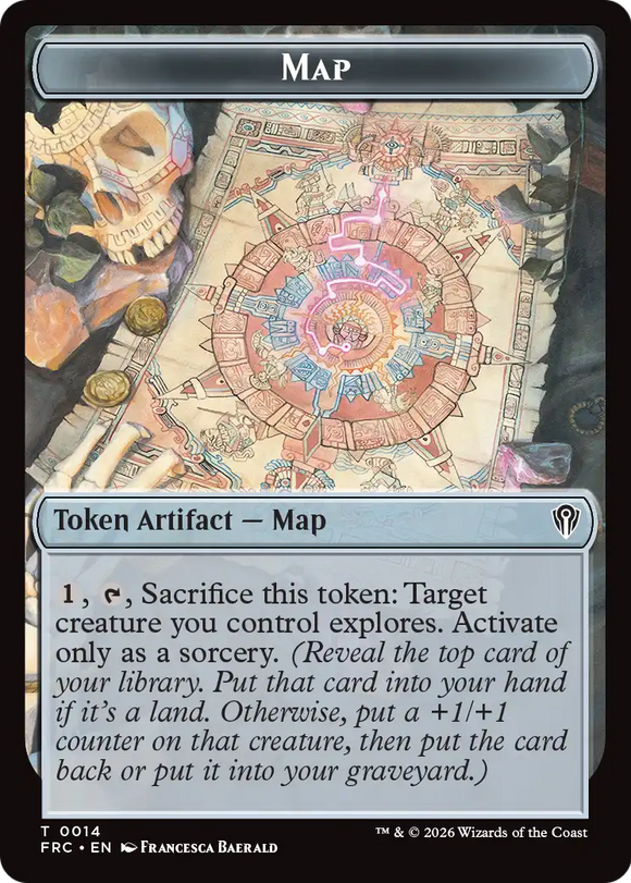 Cadet // Map Double-Sided Token [Reality Fracture Commander Tokens]