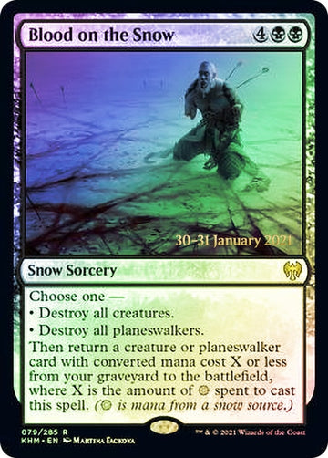 Sangre en la nieve [Promociones previas al lanzamiento de Kaldheim] 