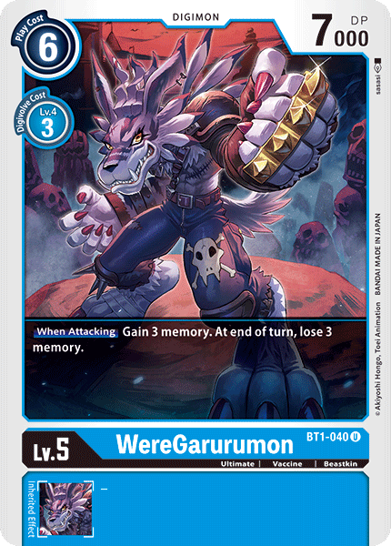WereGarurumon [BT1-040] [Lanzamiento de la versión especial de refuerzo 1.0] 