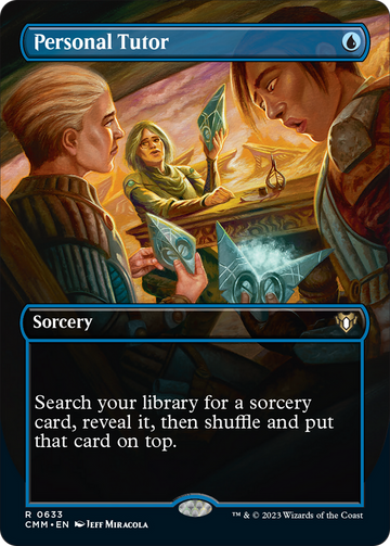 Tutor personal (arte extendido) [Commander Masters] 