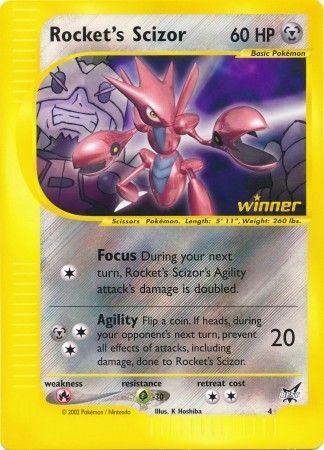 Scizor de Rocket (4) (Tarjeta gigante) [Lo mejor de las promociones] 