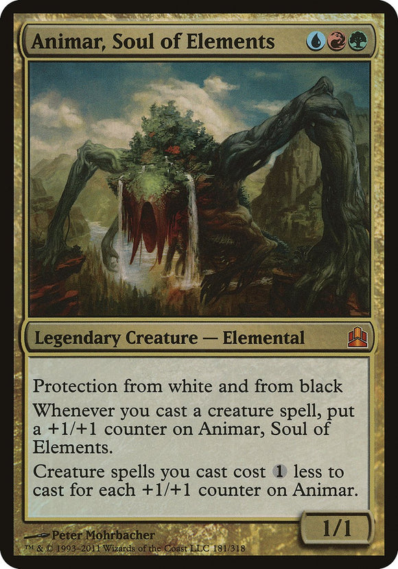 Animar, alma de los elementos (de gran tamaño) [Commander 2011 de gran tamaño] 