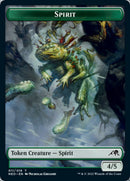 Spirit (002) // Spirit (011) Double-Sided Token [Kamigawa: Neon Dynasty Tokens]-2