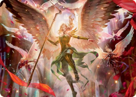 Tarjeta de arte de invocación de Sigarda [Serie de arte de Innistrad: Crimson Vow] 