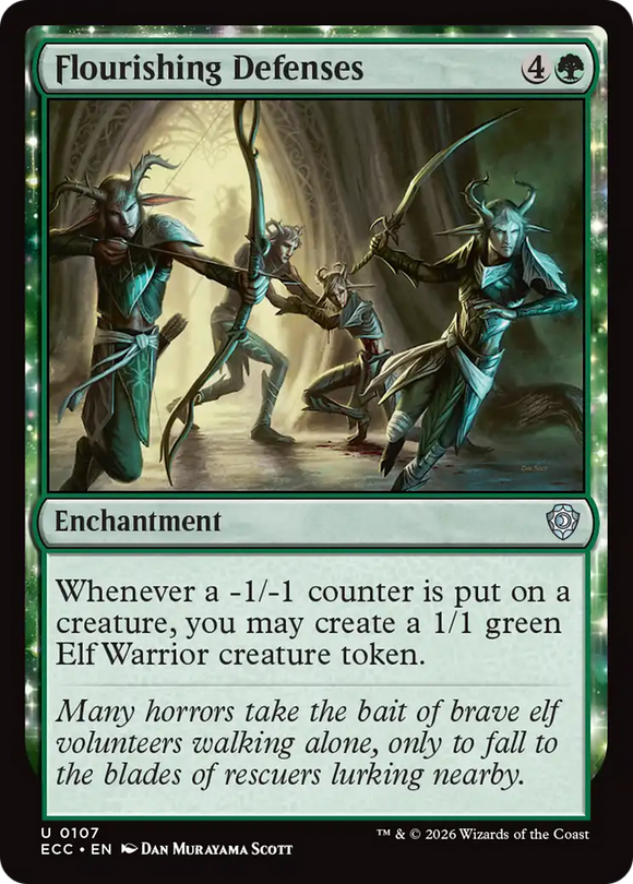 Flourishing Defenses [Lorwyn Eclipsed Commander]