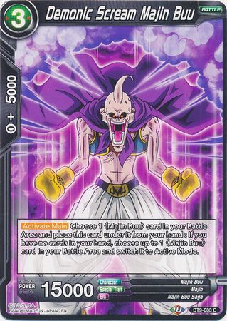 Majin Buu del grito demoníaco (BT9-083) [Universal Onslaught] 