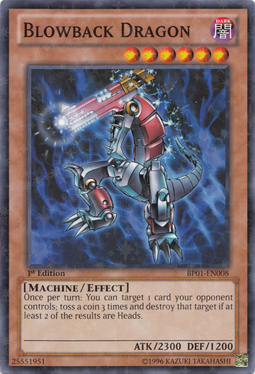 Dragón de retroceso [BP01-EN008] Starfoil Raro 