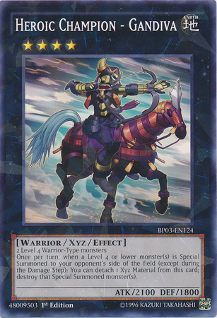 Campeón heroico - Gandiva [BP03-EN124] Shatterfoil Raro 