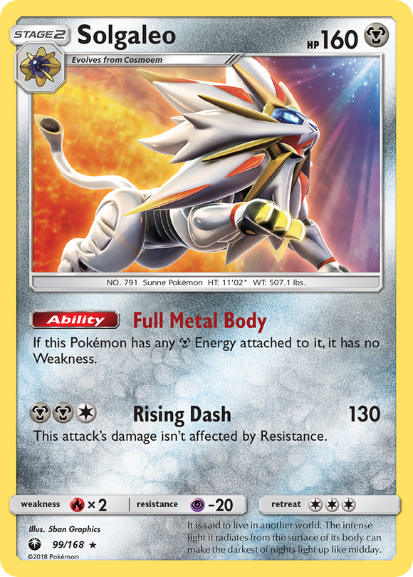 Solgaleo (99/168) [Sol y Luna: Tormenta Celestial] 