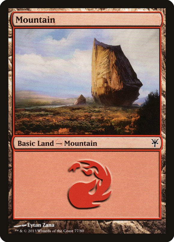 Montaña (77) [Duel Decks: Sorin vs. Tibalt] 