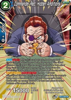 Comandante Rojo, Ambiciones ocultas (BT17-036) [Ultimate Squad] 