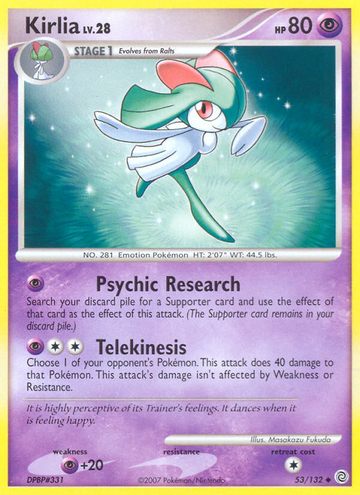Kirlia (53/132) [Diamante y Perla: Maravillas secretas] 