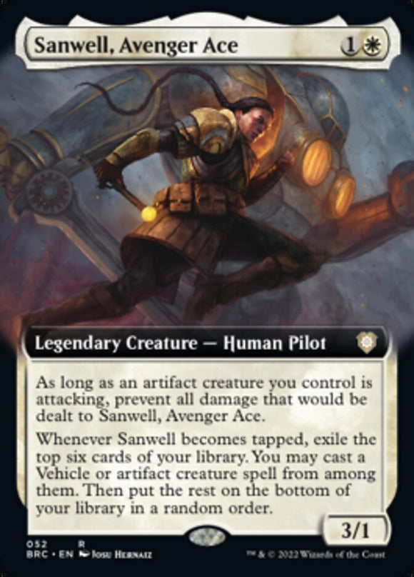Sanwell, Avenger Ace (Ilustración ampliada) [El comandante de guerra de los hermanos] 