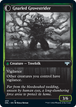 Dormant Grove // Gnarled Grovestrider [Innistrad: Double Feature] - 0