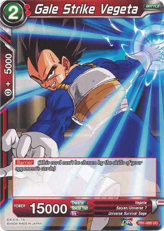 Gale Strike Vegeta (TB1-005) [El Torneo del Poder] 