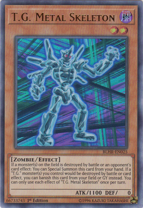 Esqueleto de metal TG [BLHR-EN025] Ultra raro 
