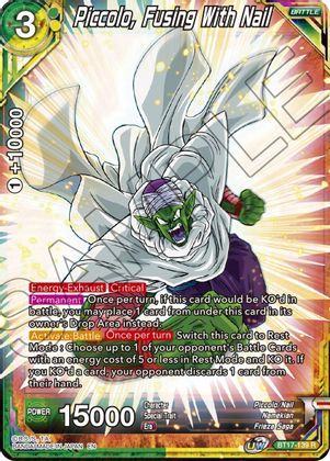 Piccolo, fusionándose con Nail (BT17-139) [Ultimate Squad] 