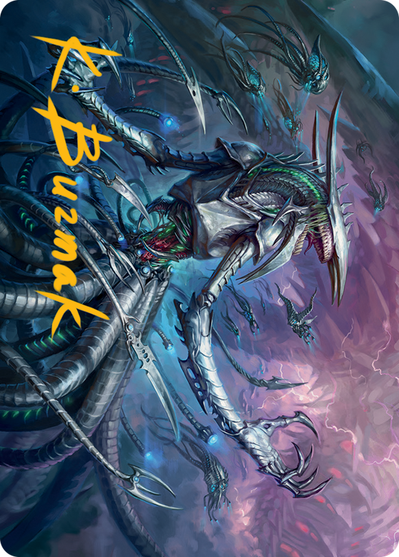 Tarjeta de arte de Jin-Gitaxias (firma estampada en oro) [Serie de arte Marcha de la máquina] 