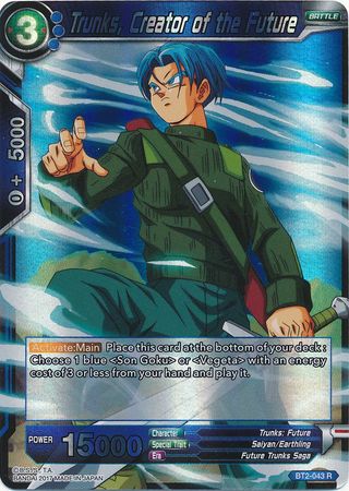 Trunks, creador del futuro (BT2-043) [Union Force] 