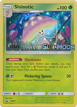 Shiinotic (SM10) (Promoción de prelanzamiento del personal) [Promociones de Sun &amp; Moon: Black Star] 