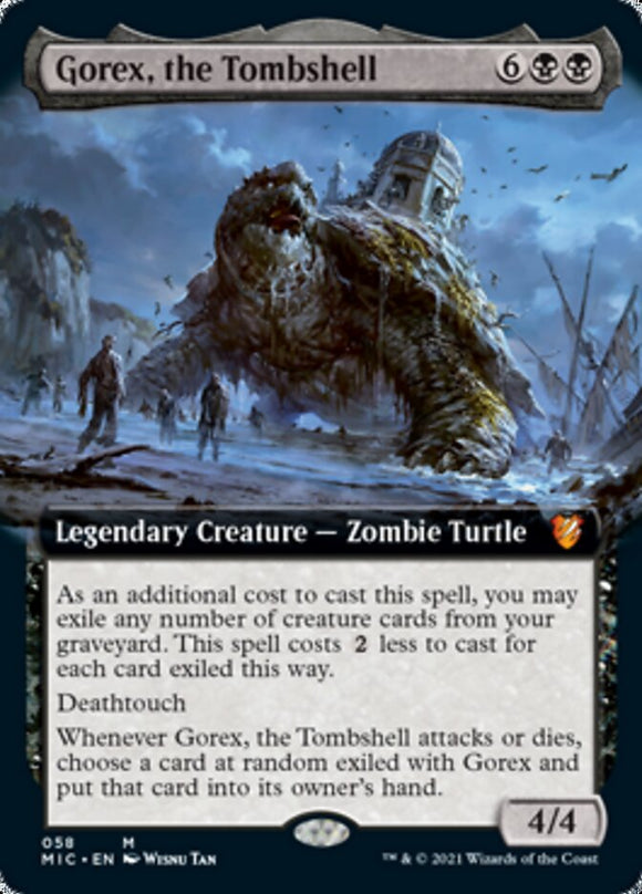 Gorex, el caparazón sepulcral (ilustración ampliada) [Innistrad: Midnight Hunt Commander] 