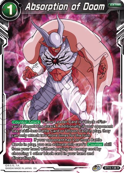 Absorción de la perdición (BT15-138) [Enfrentamiento de los saiyanos] 