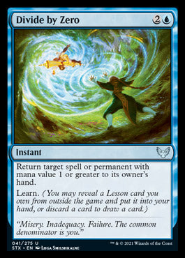 Dividir por cero [Strixhaven: Escuela de magos] 