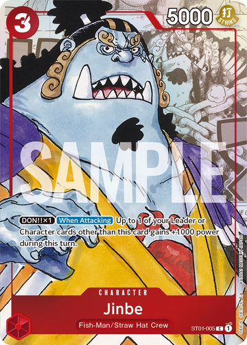 Jinbe (arte alternativo) [Tarjetas promocionales de One Piece] 