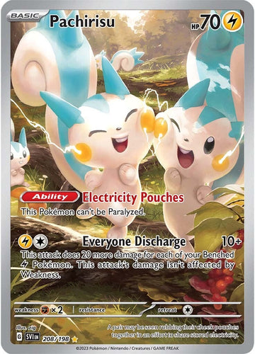 Pachirisu (208/198) [Escarlata y violeta: conjunto básico] 