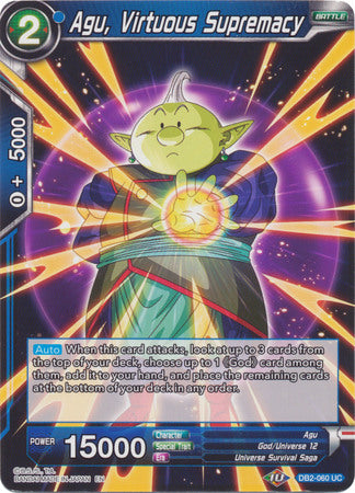 Agu, Supremacía Virtuosa (DB2-060) [Multiverso Divino] 