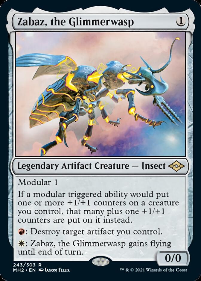 Zabaz, the Glimmerwasp [Modern Horizons 2] - 0