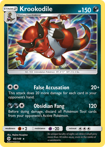 Krookodile (85/149) [Sol y Luna: Conjunto básico] 