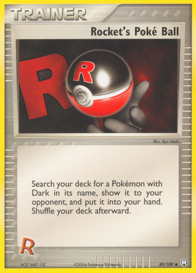Pokebola de Rocket (89/109) [EX: El Equipo Rocket regresa] 