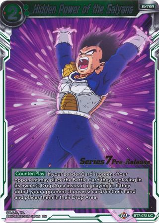 El poder oculto de los Saiyans (BT7-072_PR) [Promociones previas al lanzamiento de El asalto de los Saiyans] 