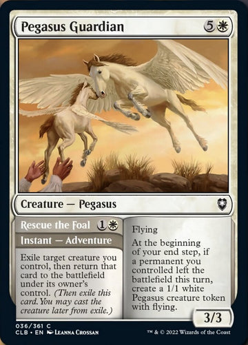 Guardián pegaso // Rescata al potro [Commander Legends: Battle for Baldur's Gate] 