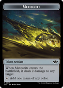 Mercenary // Meteorite Double-Sided Token [Outlaws of Thunder Junction Tokens]-2