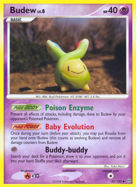 Budew (33/100) [Diamante y Perla: Frente de tormenta] 