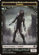Zombie // Zombie Double-Sided Token [Eldritch Moon Prerelease Promos]-2