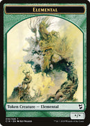 Cat Warrior // Elemental Double-Sided Token [Commander 2018 Tokens]-2
