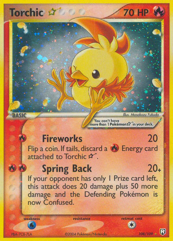 Estrella de Torchic (108/109) [EX: El Equipo Rocket regresa] 