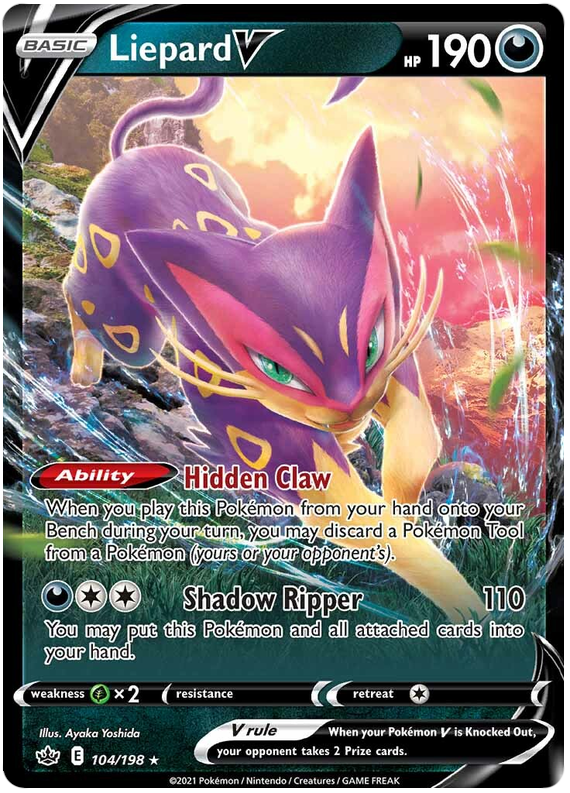 Liepard V (104/198) [Espada y escudo: reinado escalofriante] 