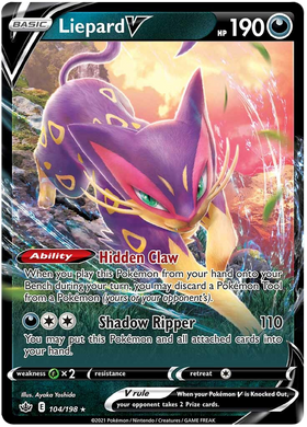 Liepard V (104/198) [Espada y escudo: reinado escalofriante] 