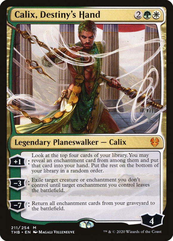 Calix, la mano del destino (paquete promocional) [Promociones de Theros Beyond Death] 